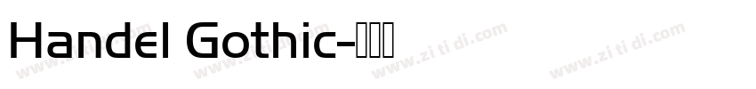 Handel Gothic字体转换